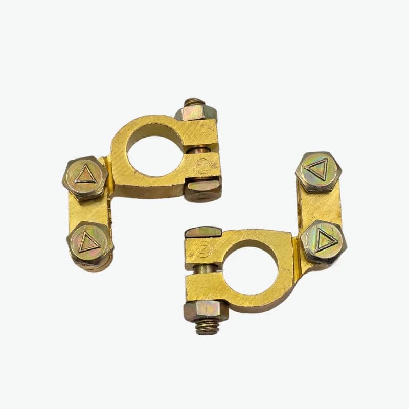 Heavy Duty Car Battery Terminal Clamps 12V/24V - 1 Pair