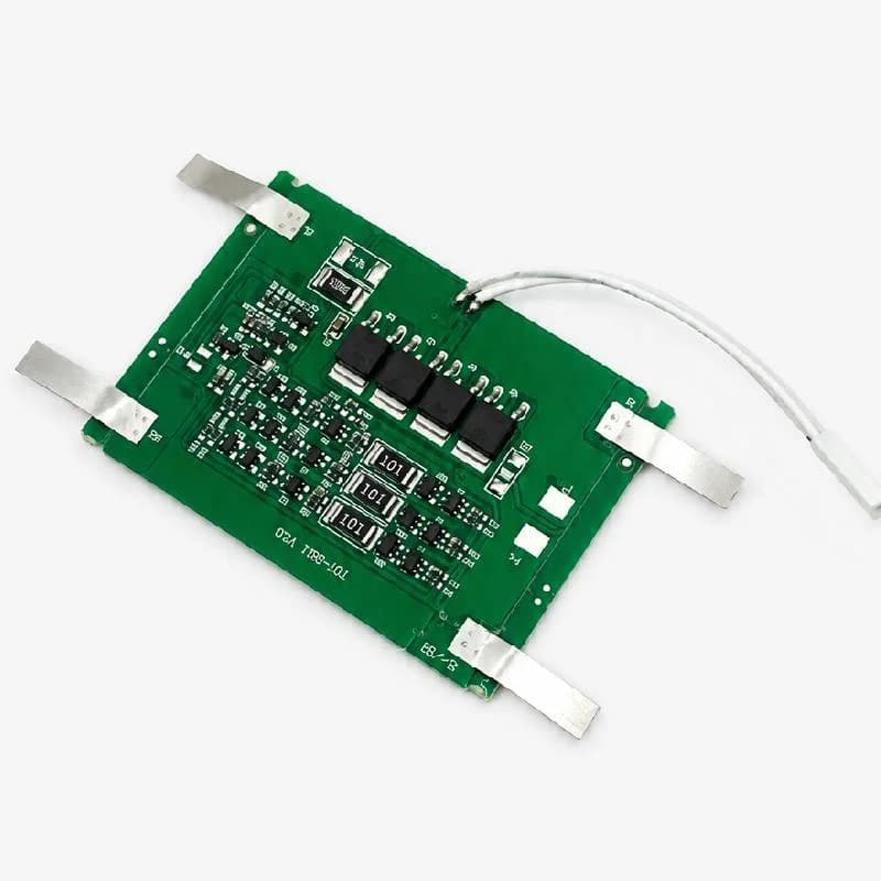3S 10A Lithium Battery Protection BMS Module with Nickel Strip for 3.7V NMC cells