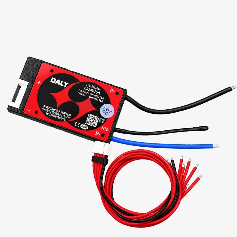 DALY Li-ion NMC 6S 24V 15A Waterproof Battery Management System - BMS Protection Board