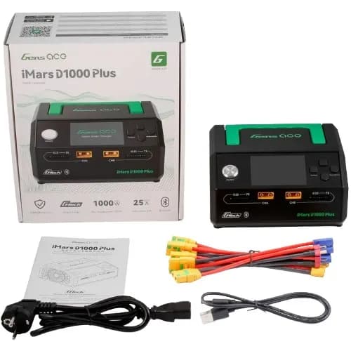 Gens Ace iMars D1000 Plus G-Tech 1-7S 1000W Smart AC Balance Battery Charger
