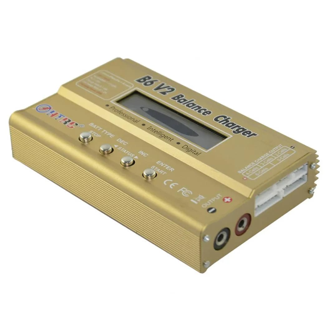 HTRC B6 V2 80W Charger/Discharger 1-6 Cells Lipo Battery Balance Charger For RC Drone