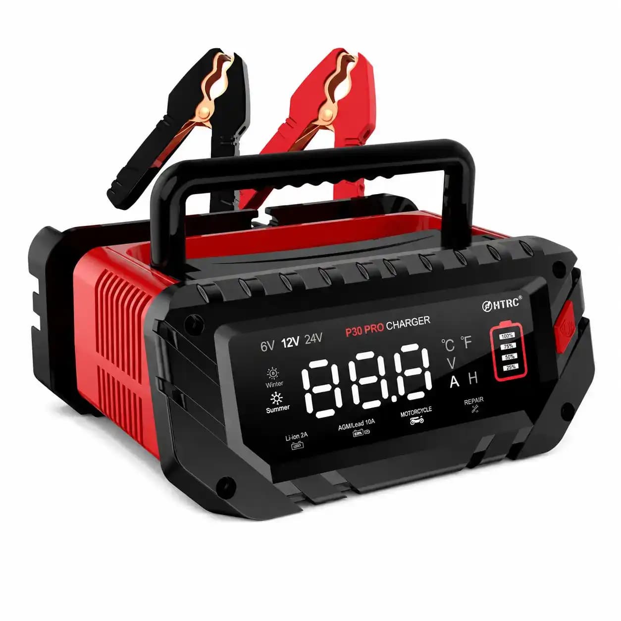 HTRC P30 Pro 420W Smart Charger with LCD Display & Repair Mode