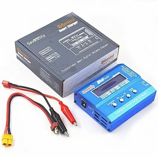 Sevenchip B6 Mini 6A 80W DC 1-6 S lipo Battery Charger-Balancer for Rcv Drone and Car