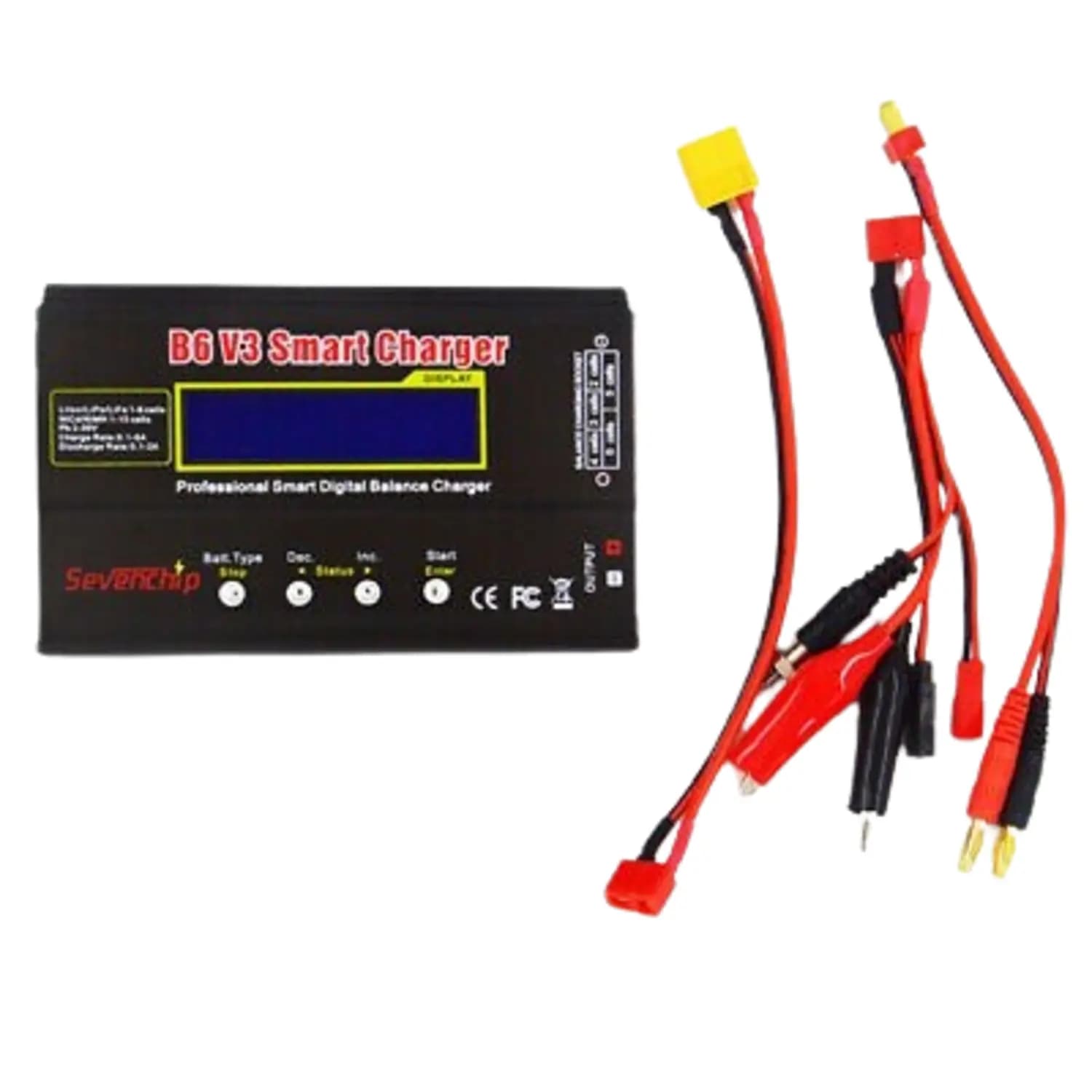 Sevenchip B6 V3 Balance Charger 80W 6A RC Battery Charger for LiPo/Li-ion/LiHv/L RC Drone