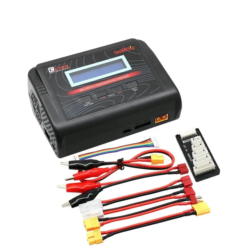 Sevenchip C150 150W 10A 1-6S LiPo Battery Balance Charger For Rc Drone and Car