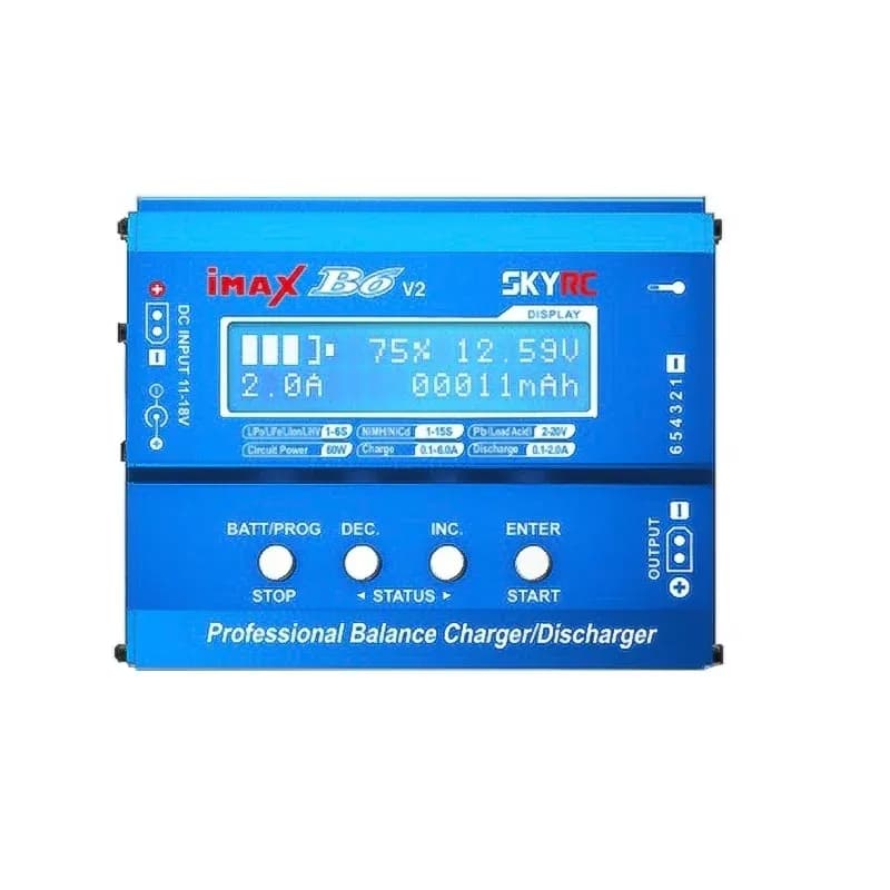 SKYRC IMAX B6 V2 60W 6A Charger/Discharger 1-6 Cells + DC 5A 12V 60W ADAPTER AC