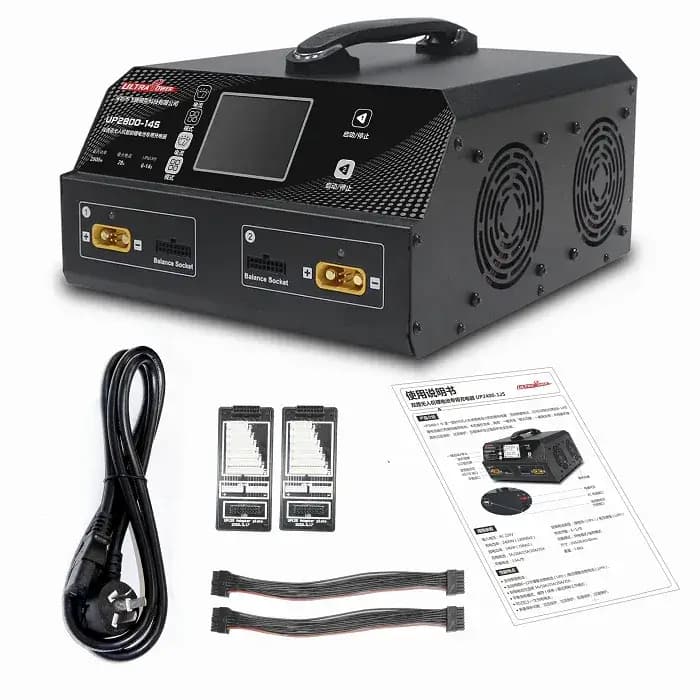 ULTRA POWER 2800-14S 2X1400W 28A 6-14S LiPo/LiHV Battery UAV Drone Charger