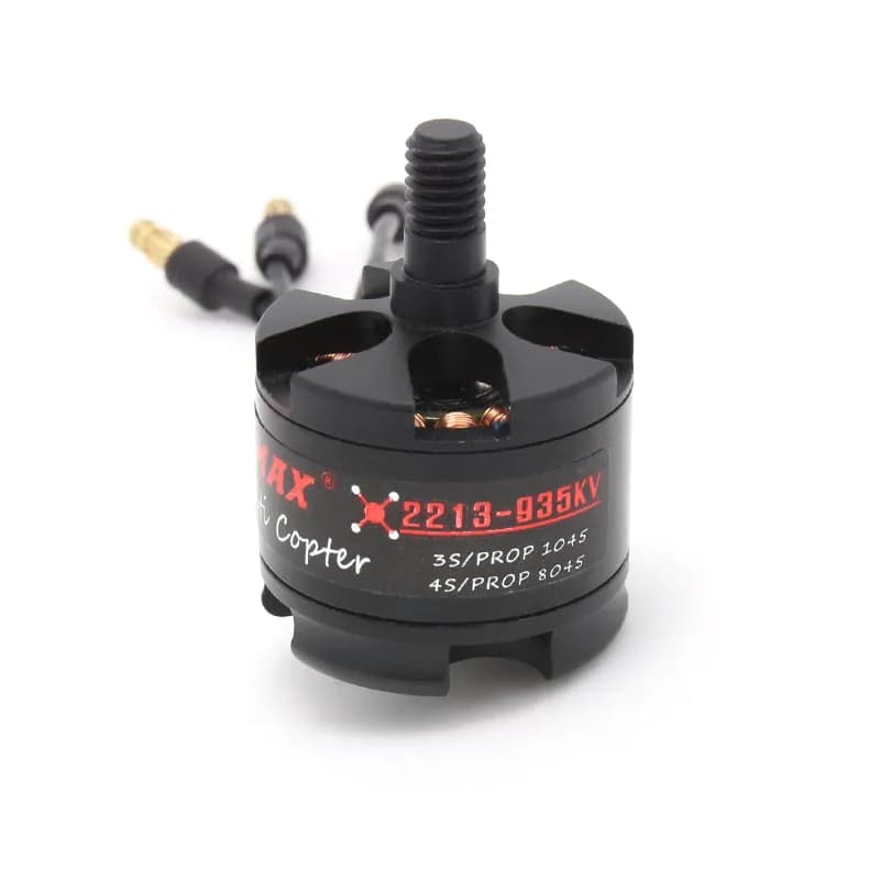 EMAX MT2213 935KV Brushless DC Motor for Drone Red Cap (CCW) With 1045 Propeller Combo