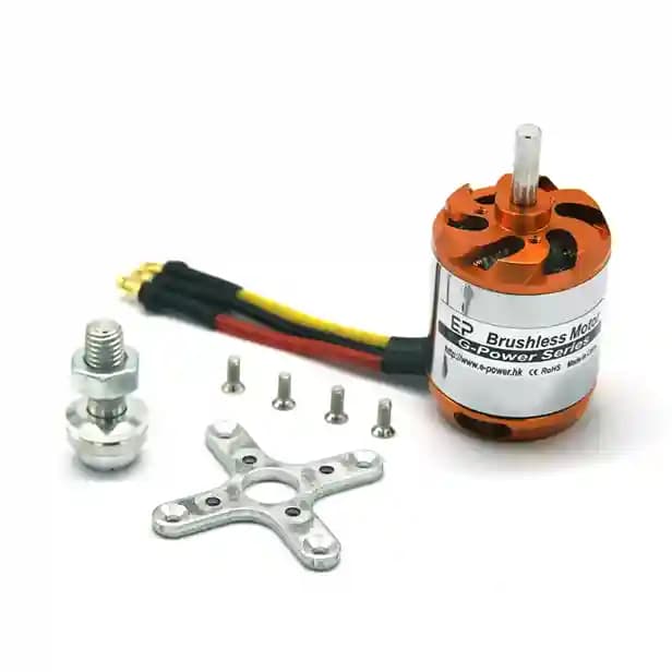 G Power Series D3548 790KV Gold and Silver Brushless DC Motor For RC Fixed Wing Plane
