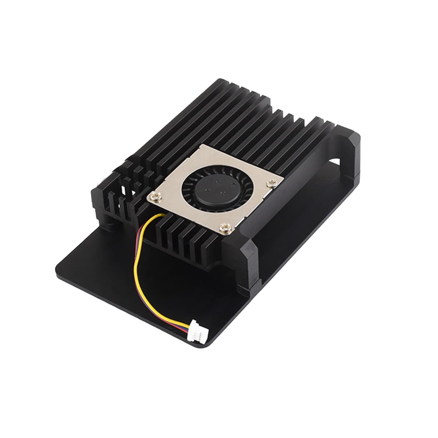 Metal Aluminum Case with Four-line Blast Fan for Raspberry Pi 5