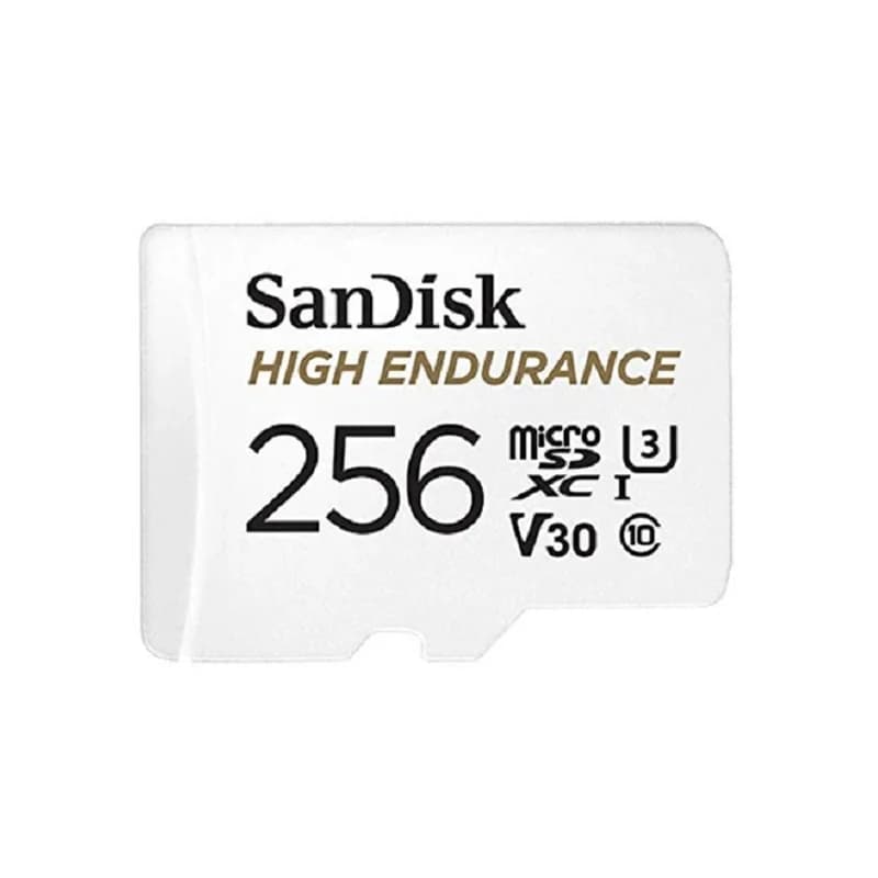 SanDisk V30 256GB High Endurance Video MicroSDHC Card with Adapter