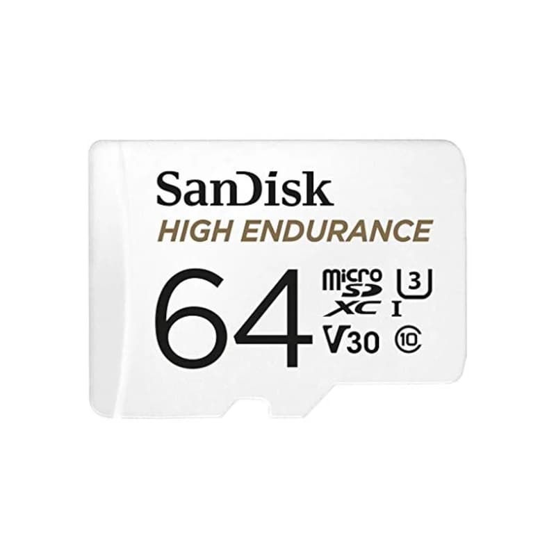 SanDisk V30 64GB High Endurance Video MicroSDHC Card with Adapter