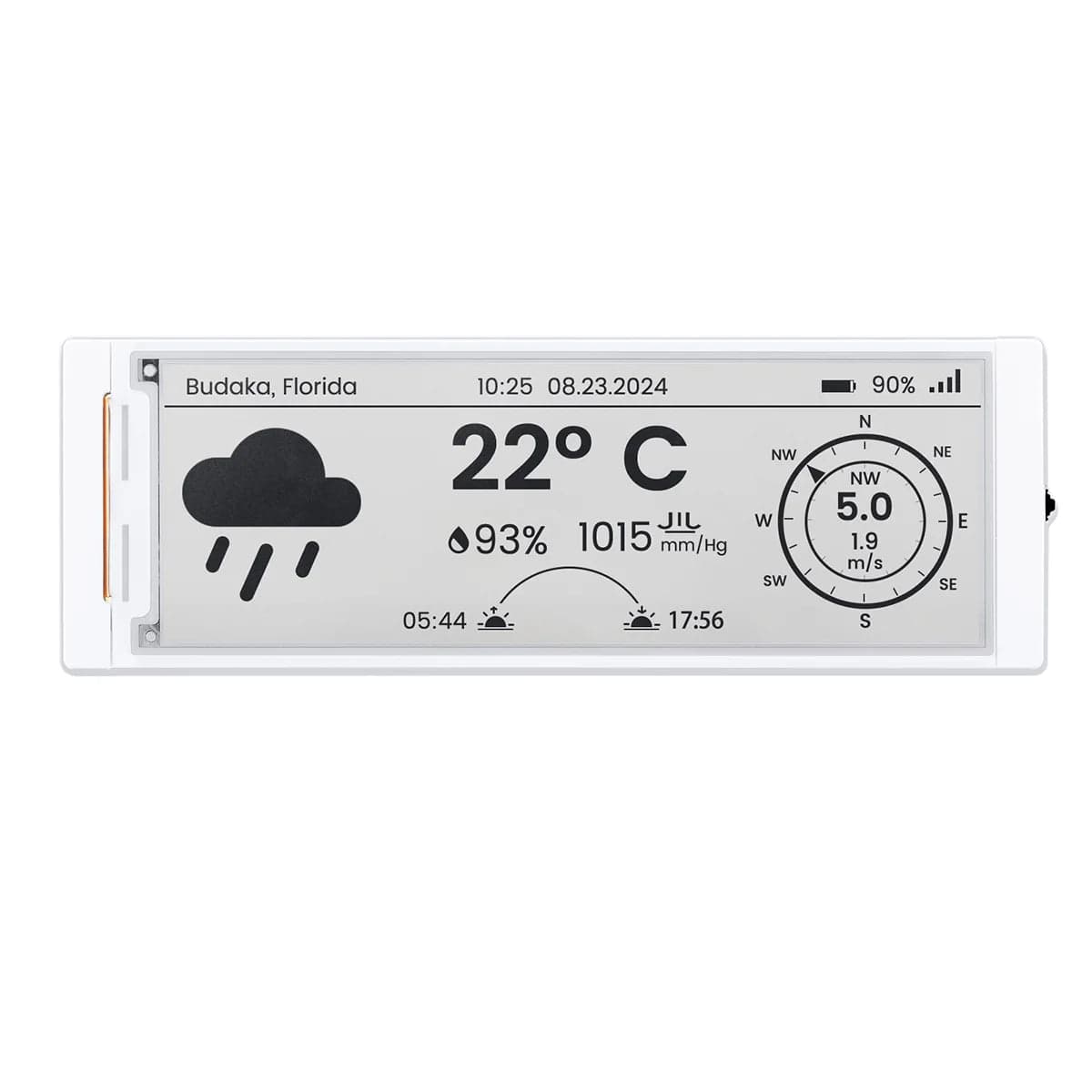 CrowPanel ESP32 5.79inch E-paper HMI Display with 272*792 Resolution Black/White Color Driven By SPI Interface