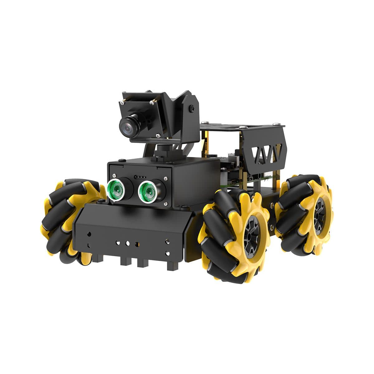 Hiwonder TurboPi Raspberry Pi 5 Omnidirectional Mecanum Wheels Robot Car Kit with Camera, Open Source, Python for Beginners, Without Raspberry Pi5 8GB