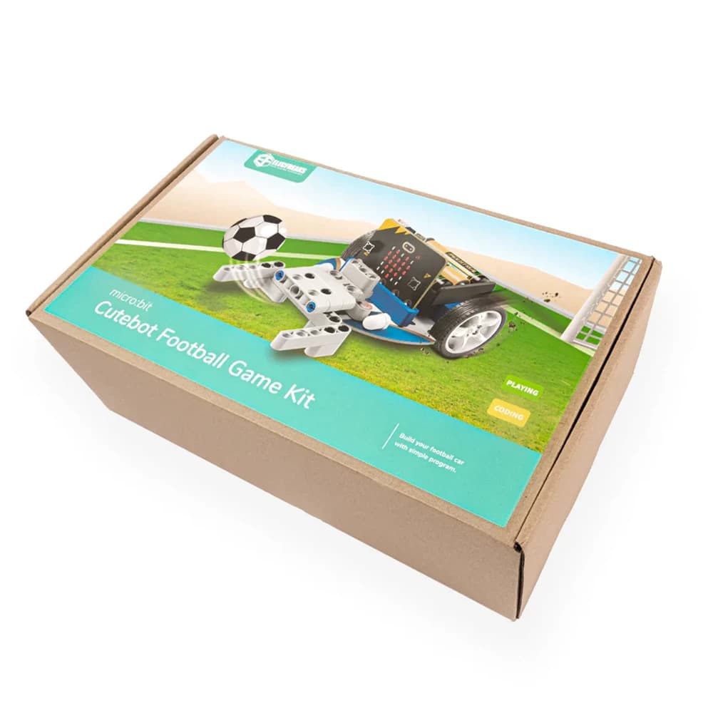 ELECFREAKS micro:bit Cutebot Fun Football Game Kit, Soccer Robot Kit for STEM Activities