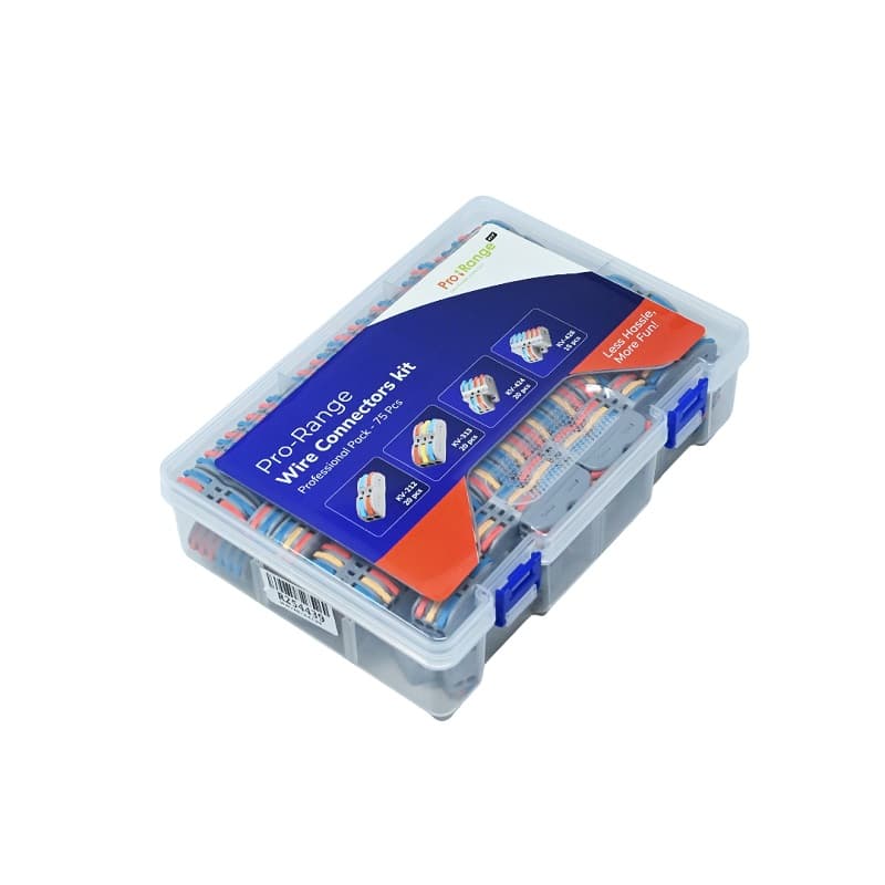 Pro-Range 75pcs Quick Wire Terminal Connector Kit Universal Push-to-Connect Quick Splitter(Professional Pack)