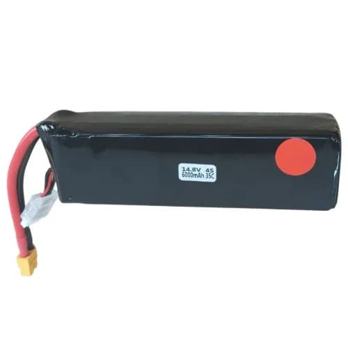 6000mAh 4S 14.8V 35C Lipo Customized Battery with XT60 Plug