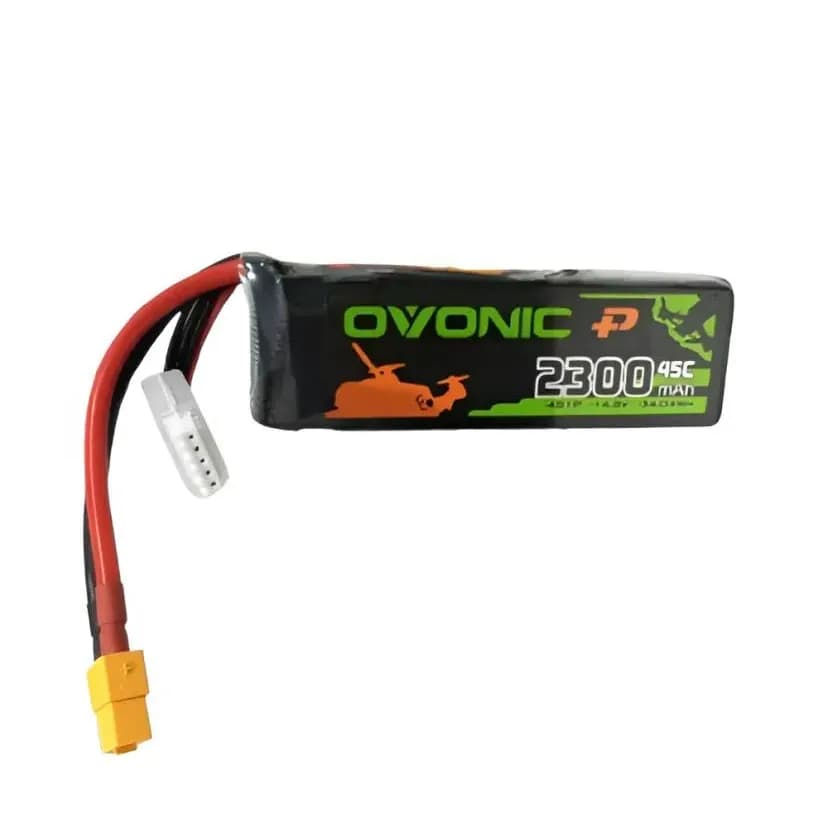 OVONIC 2300mAh 45C 4S1P LiPo Battery with XT60 Plug for UAV Drones