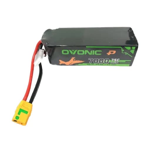 OVONIC 7000mAh 75C 6S1P LiPo Battery with XT90 plug for FPV Racing Drones