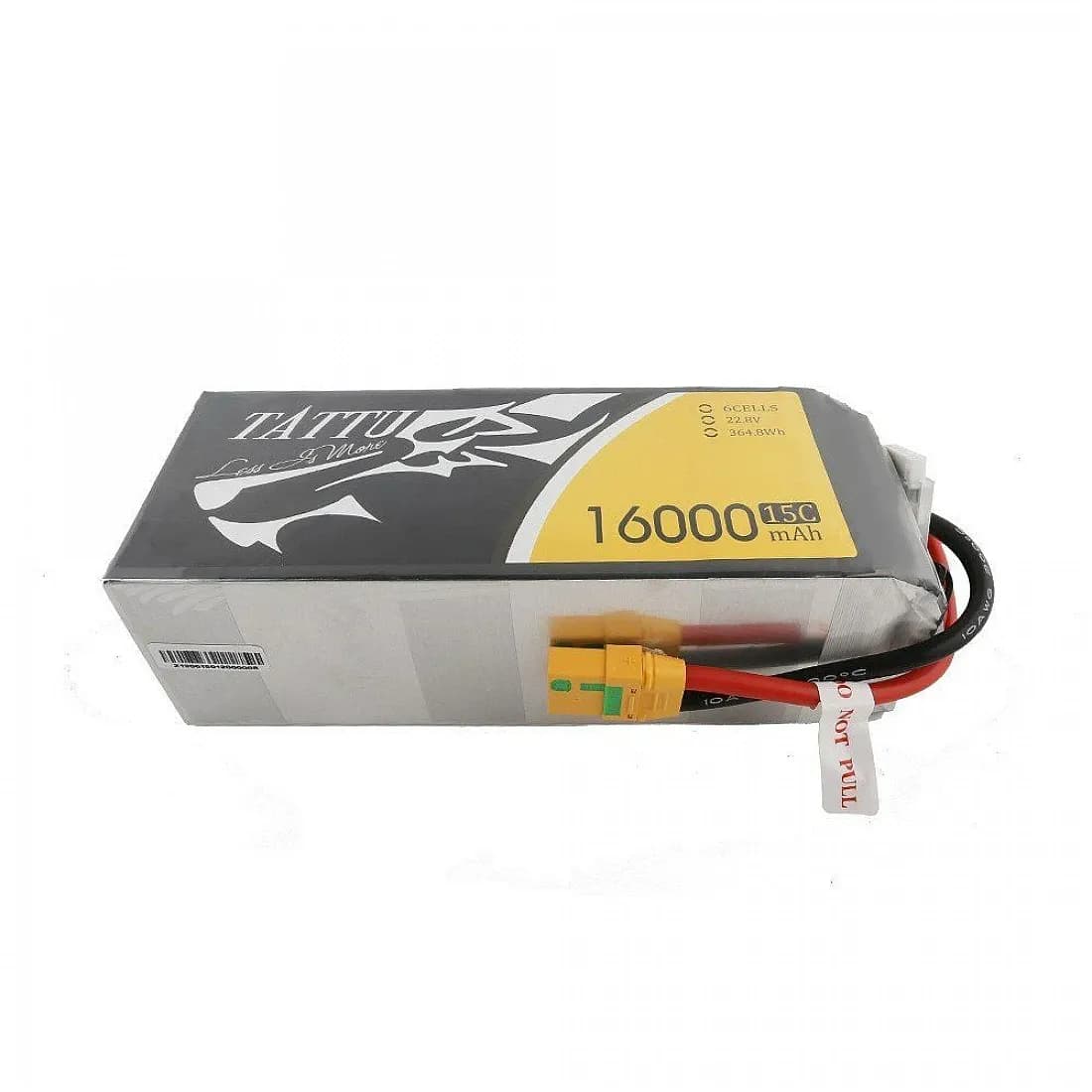 TATTU 16000MAH 6S1P 15C XT90 Lipo Battery with XT60 for UAV Drones