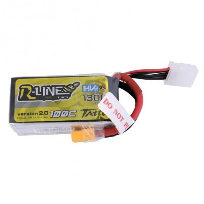 TATTU R-LIINE 1300mAh 4S 100C Lipo Battery V2 FPV Racing Drones