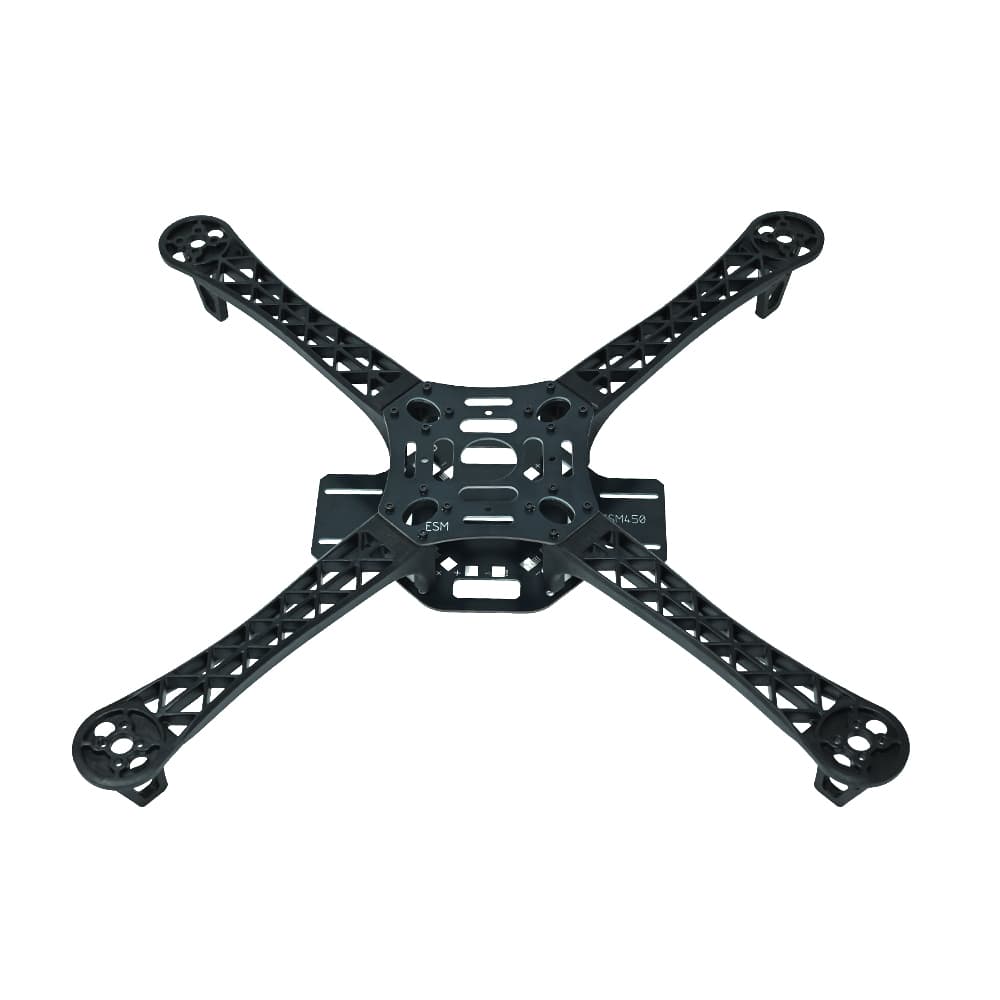 F450/Q450 Quadcopter Frame Black (PCB Version with Integrated PCB)+Plastic Landing Gear Combo Kit–Made in INDIA
