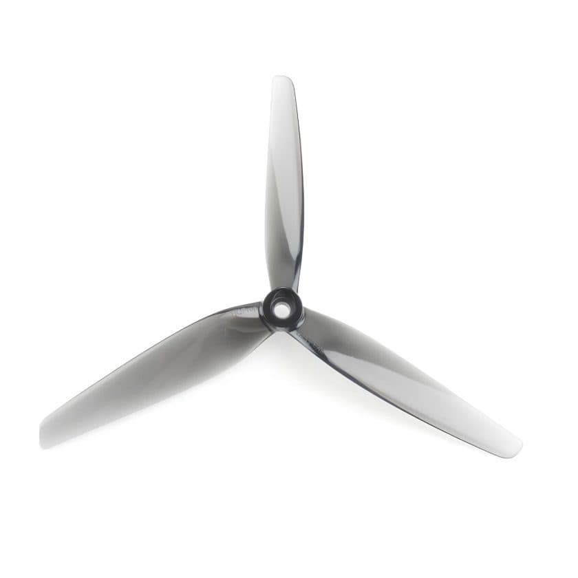 HQProp 7X3.5X3 Light Grey (2CW+2CCW)-Poly Carbonate Triblade Propeller