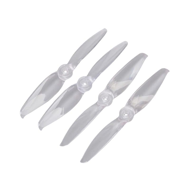 Pro-Range Propellers 5152(5.1X5.2) Flash Durable Props 2CW+2CCW 2 Pair-Transparent