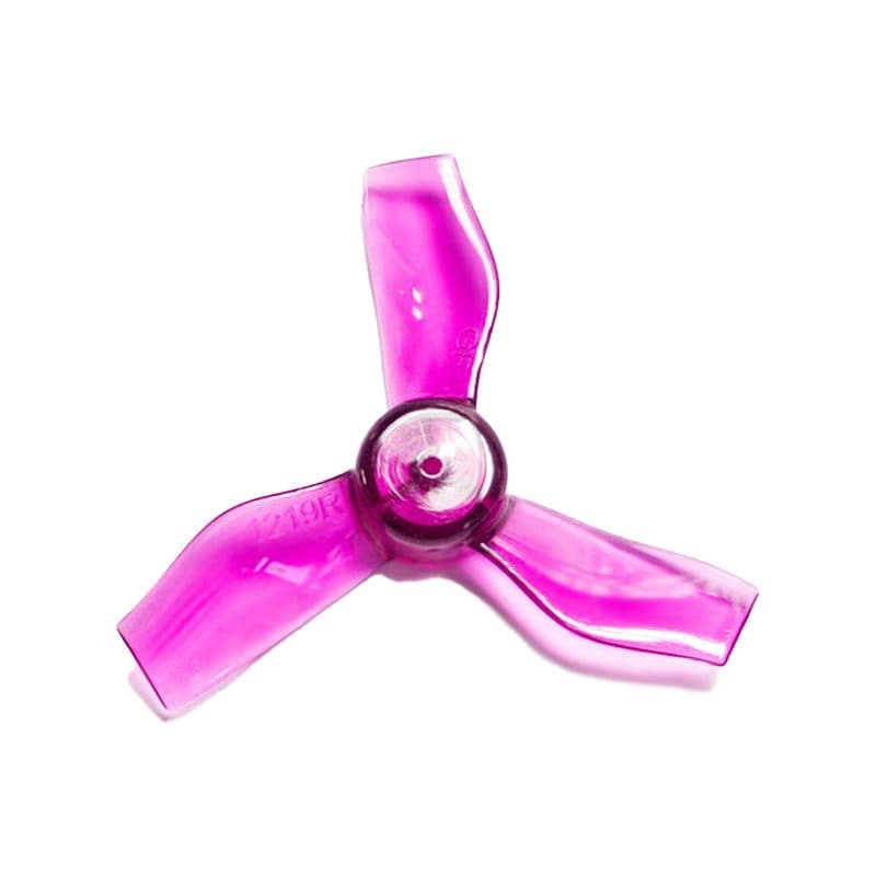 Pro-Range Propellers 31mm 1219 PC 3 Blade 0.8mm Propellers 4CW+4CCW- Clear Purple