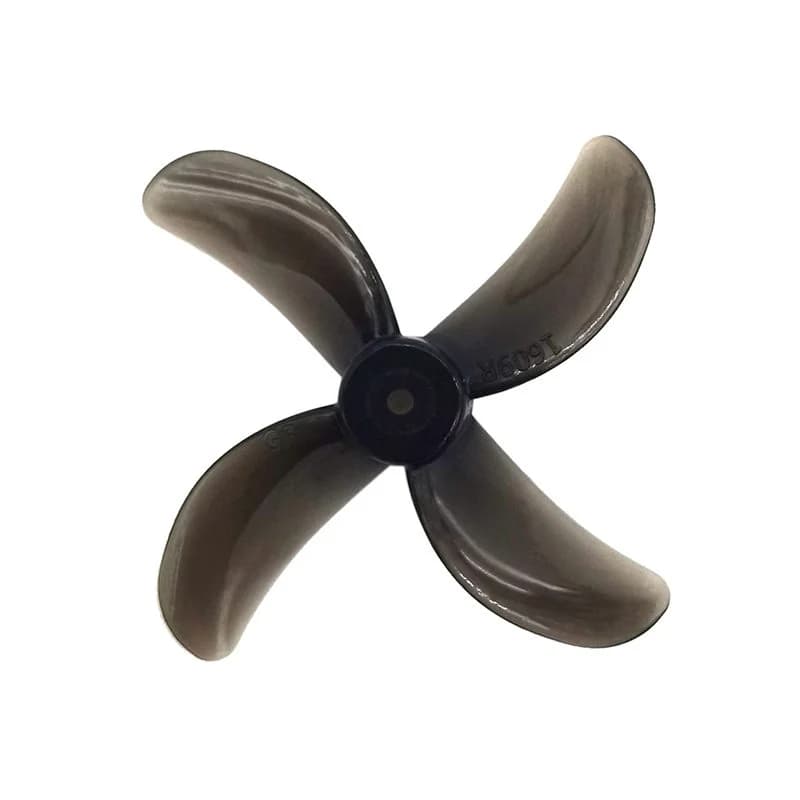 Pro-Range Propellers 40mm 1609 PC 4 Blade 1.5mm Propellers 4CW+4CCW- Clear Black