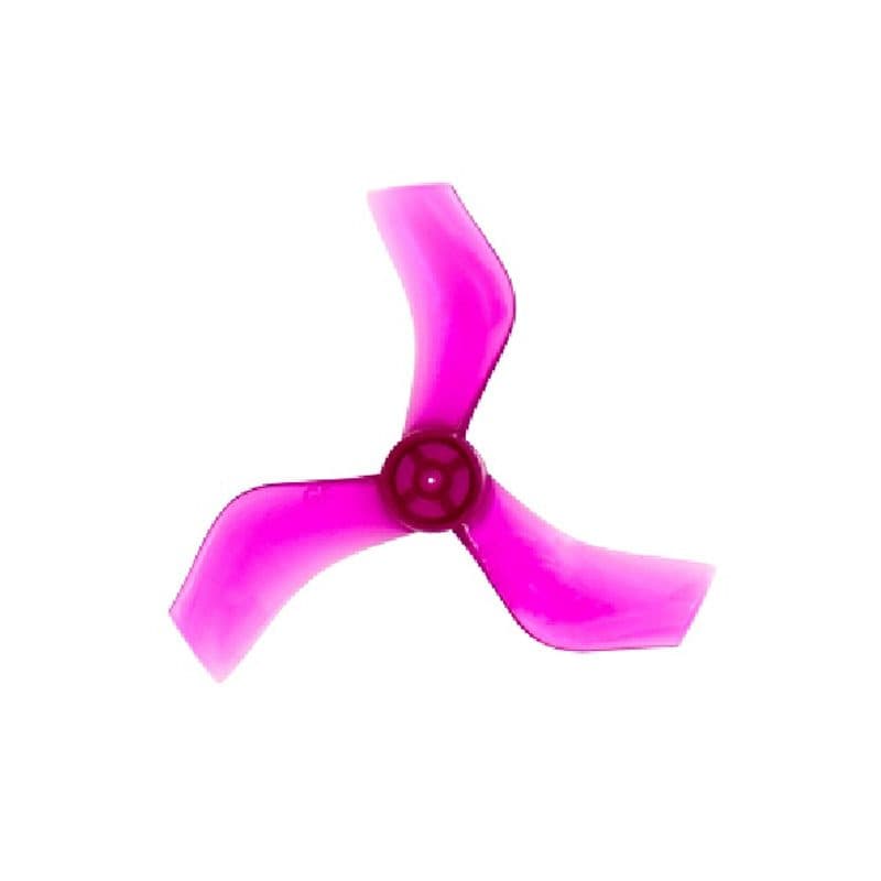 Pro-Range Propellers 40mm 1635 PC 3 Blade 1mm Propellers 4CW+4CCW- Clear Purple (Single Hole)