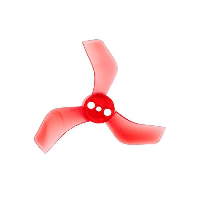 Pro-Range Propellers 40mm 1635 PC 3 Blade 1.5mm Propellers 4CW+4CCW- Clear Red