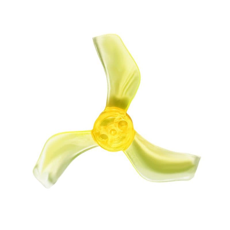 Pro-Range Propellers 40mm 1635 PC 3 Blade 1mm Propellers 4CW+4CCW- Clear Yellow
