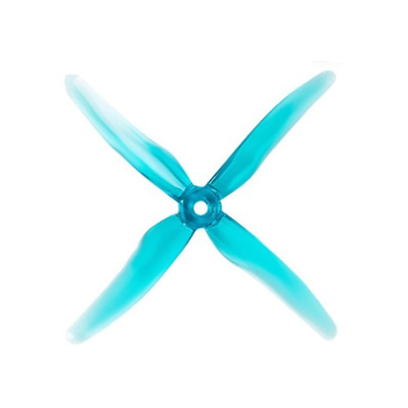 Pro-Range Propellers 51455 Hurricane X Props PC 4 Blade Propellers 2CW+2CCW - Clear Blue