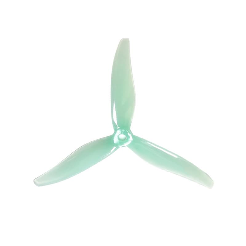 Pro-Range Propellers Hurricane MCK ReV3 51366-3 PC Durable Tri-Blade FPV Drone Propeller - Mint Green - (2CCW+2CW)