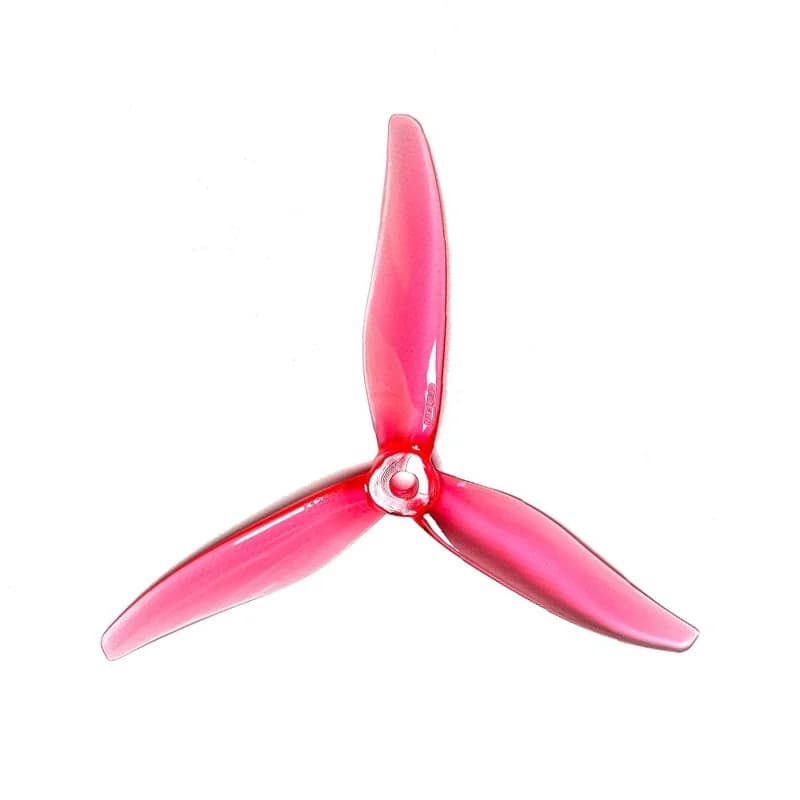 Pro-Range Propellers Hurricane MCK ReV3 51366-3 PC Durable Tri-Blade FPV Drone Propeller - Strawberry Jam - (2CCW+2CW)