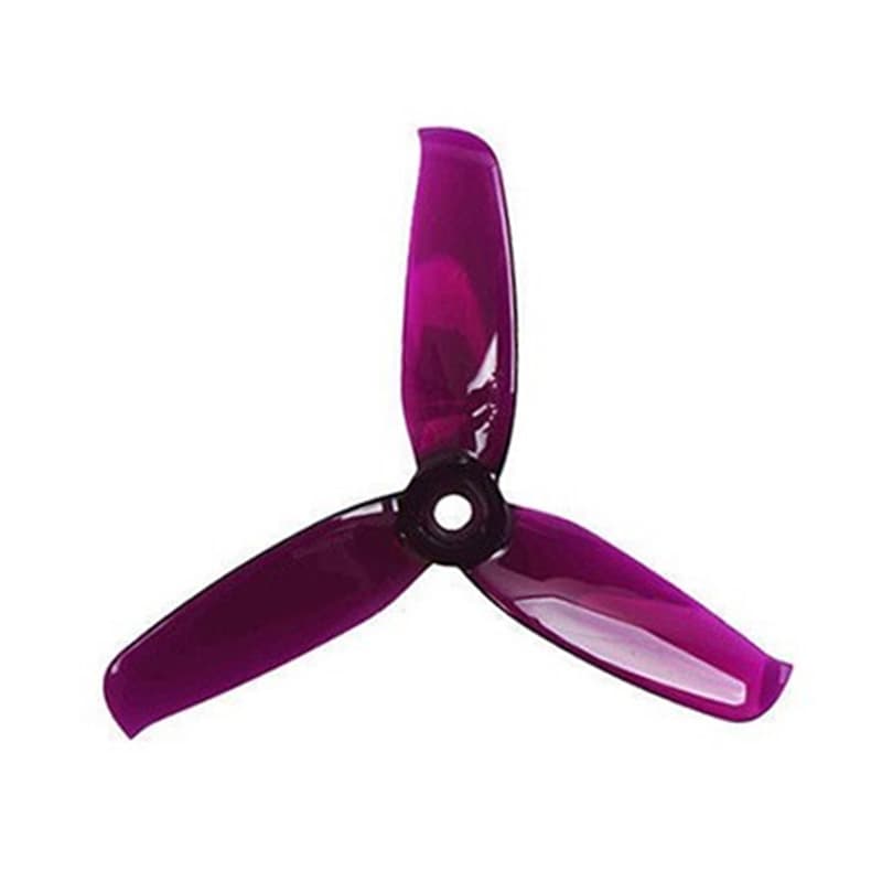 Pro-Range Propellers4052(4X5.2) Tri-Blade Flash 2CW+2CCW 2 Pair-Transparent Purple