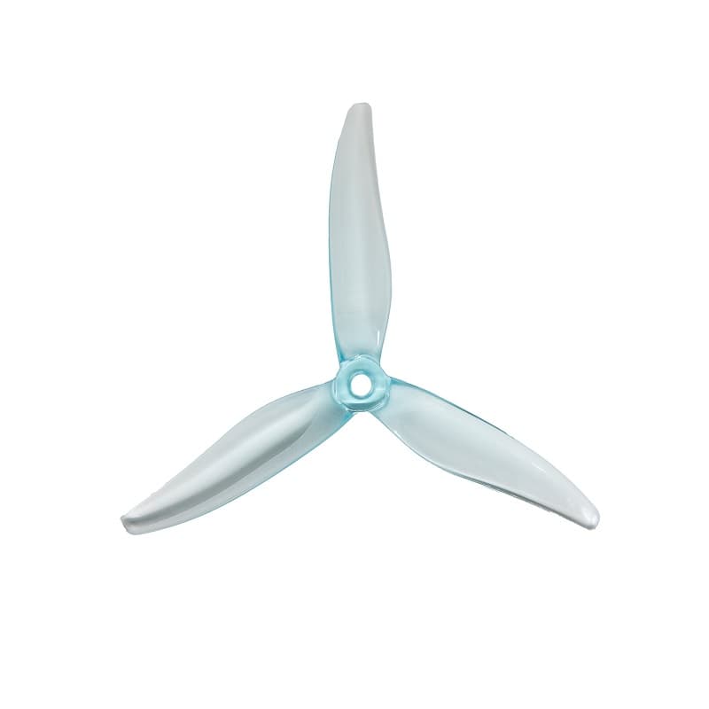 Pro-Range Propellers 5128.0 Tri Blade Fury Propellers 2CW+2CCW 2 Pair Clear Blue