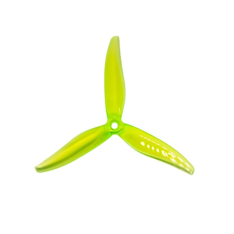 Pro-Range Propellers 5128.0 Tri Blade Fury Propellers 2CW+2CCW 2 Pair Radioactive Green