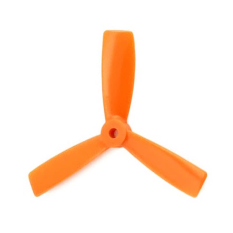 Orange HD Propellers 5045(5X4.5) Tri Blade Bullnose Polycarbonate Orange 2CW+2CCW-2pairs