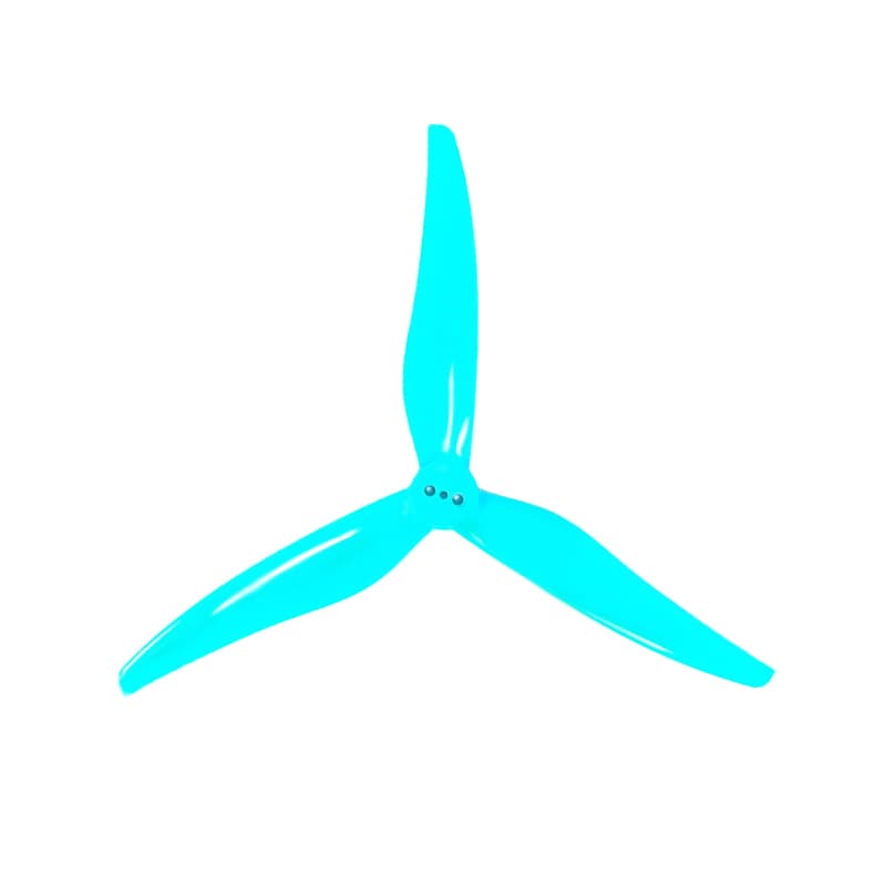 Pro-Range Propellers 5125 PC 3 Blade 1.5mm (2CW, 2CCW) - Blue