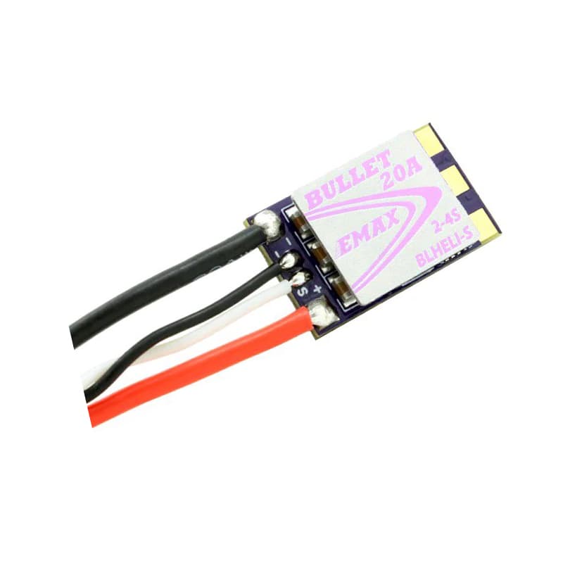 EMAX D-SHOT Bullet Series 20A 2-4S BLHELI_S ESC 3.5g Support Onshot42 Multishot