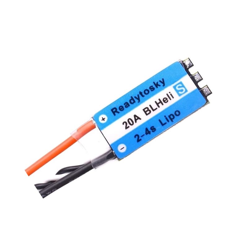 Readytosky 20A 2-4S Mini BLHeli-S OPTO ESC for FPV Race RC Helicopter