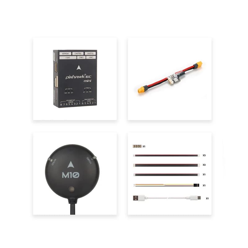Holybro Pixhawk 6C Mini and PM02-12S and M10 GPS Combo
