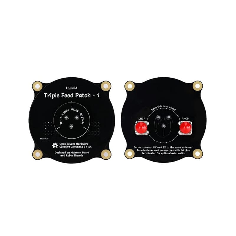 Triple Feed Patch 5.8GHz Antenna SMA