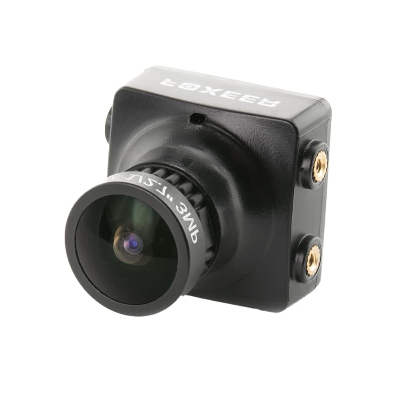 Foxeer HS1190 2.8mm 600TVL CCD OSD NTSC/PAL IR Block/IR Sensitive FPV Camera with Bracket Black PAL