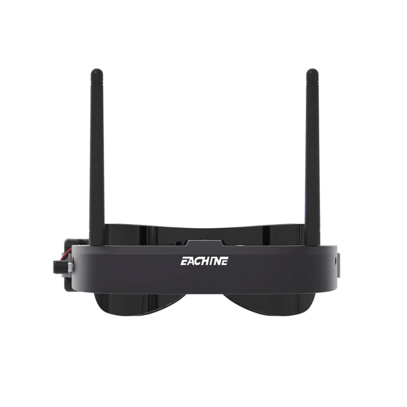 Eachine EV100 720*540 5.8G 72CH FPV Goggles With Dual Antennas Fan 7.4V 1000mAh Battery - Black