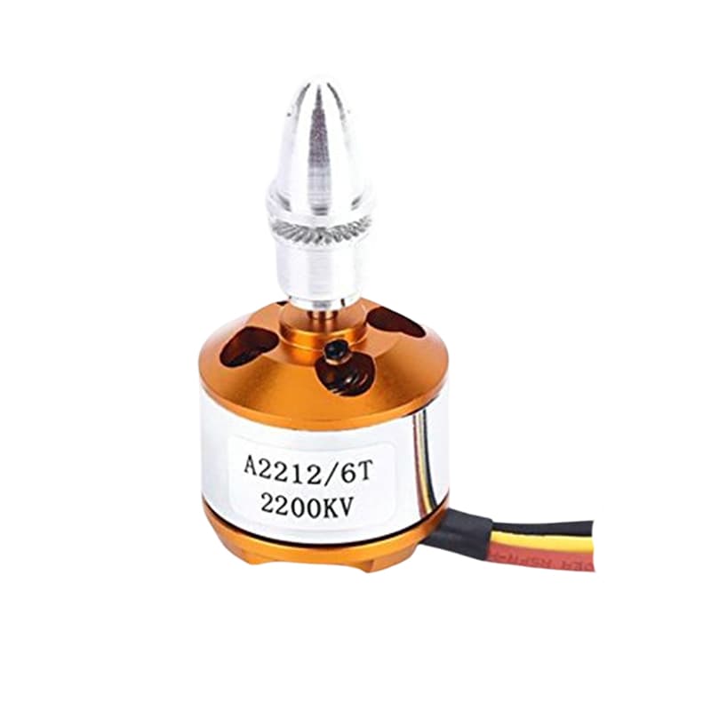 A2212 6T 2200KV Brushless Motor for Drone (Soldered Connector)