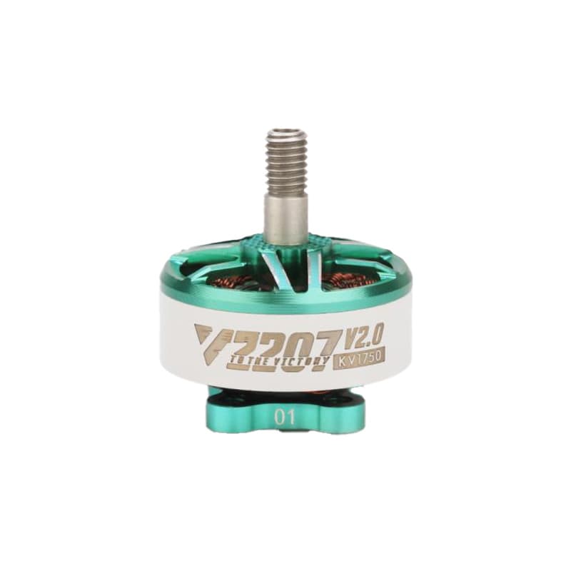 T Motor Velox V2207 V2.0 5"Freestyle Fpv Racing Drone Motor 4-6S Emerald Green 1750 KV