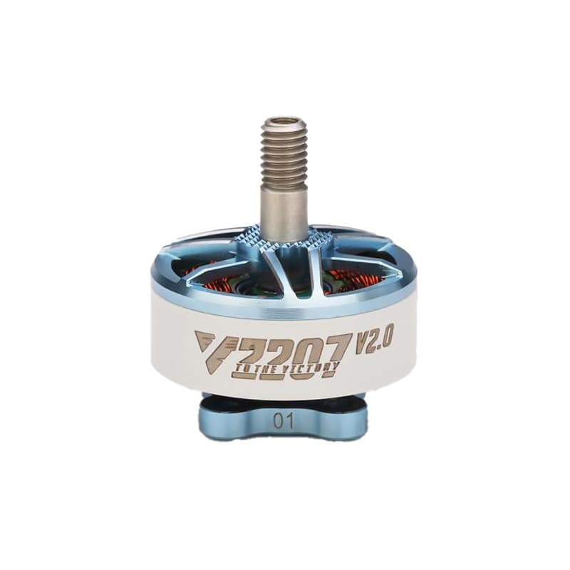 T Motor Velox V2207 V2.0 5"Freestyle Fpv Racing Drone Motor 4-6S Ice Blue 1750 KV